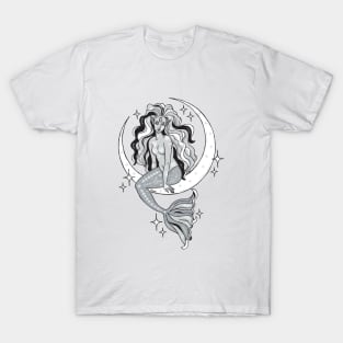 Mermaid Moon Goddess T-Shirt